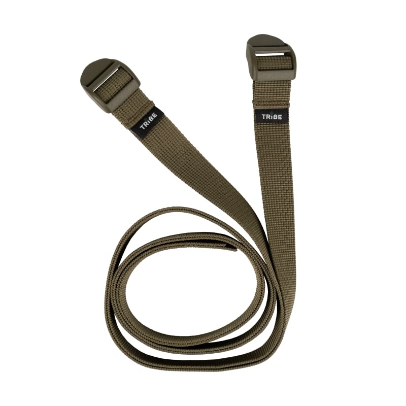 Tribe 1.5m Compression Strap Set of 2, Olive Green