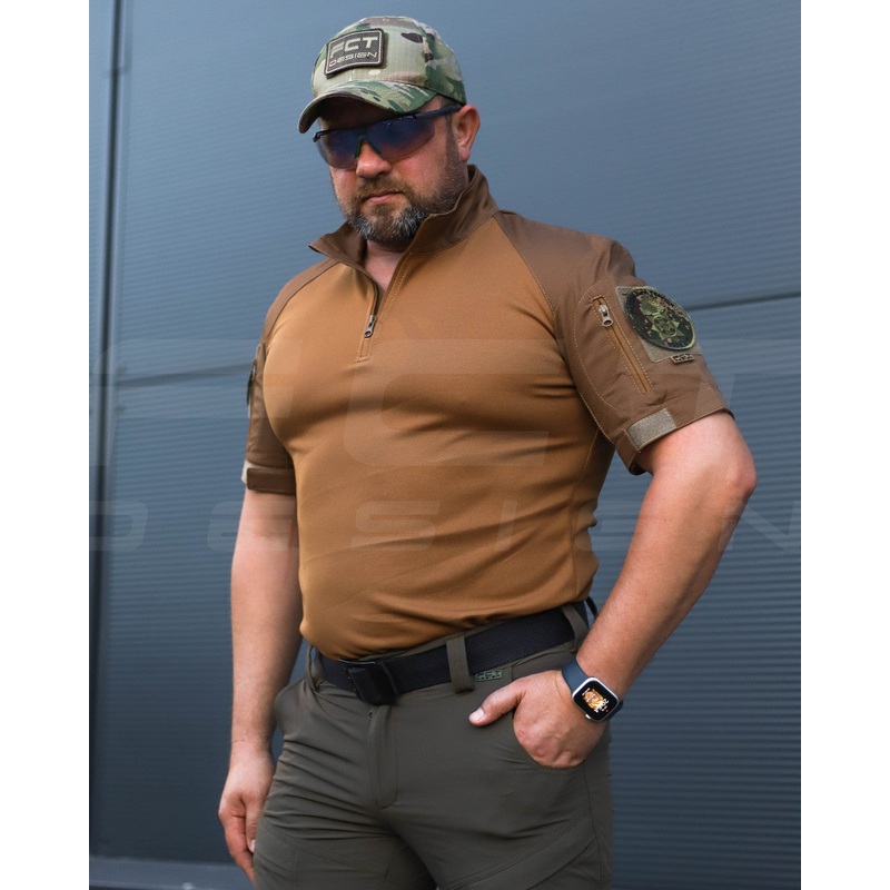 Ubaks Rugged Short Sleeve Shirt CoolPass Coyote