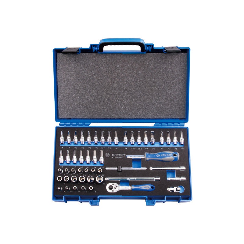 50-Piece 1/4" Socket Set With Accessories