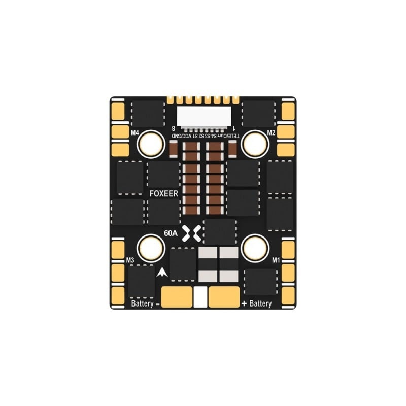 Foxeer Reaper F4 Slim Mini 60A ESC (128K 4in1)