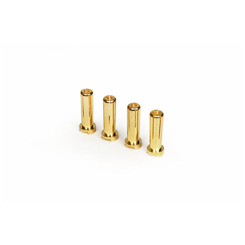 Koswork KOS05031-5FOUR 5mm Gold Bullet Connector/Plug (4)