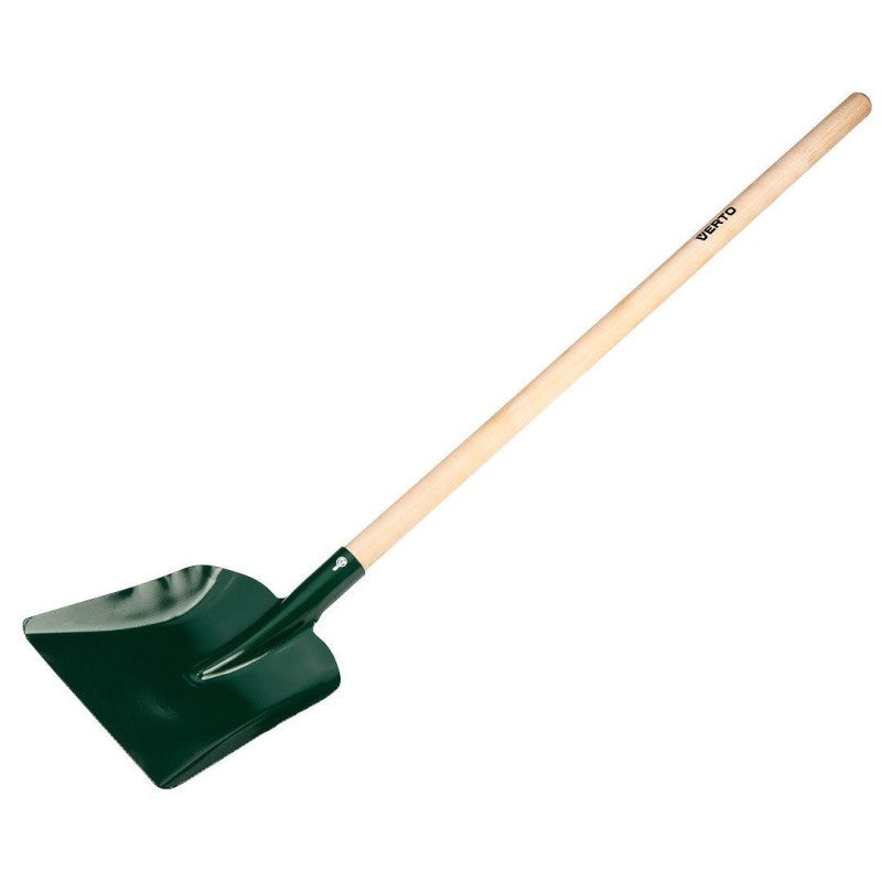 Verto 120cm Square Shovel with Wooden Handle, 1.8kg