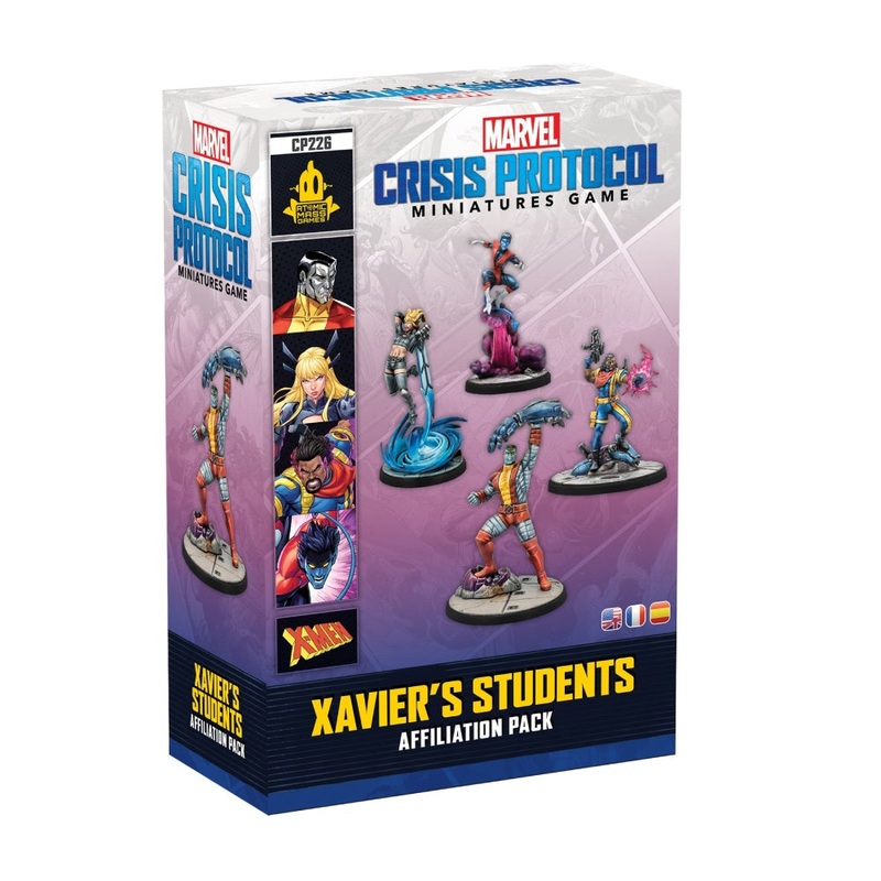 Atomic Mass Games CP226 Marvel Crisis Protocol Xaviers Students Affiliation Pack