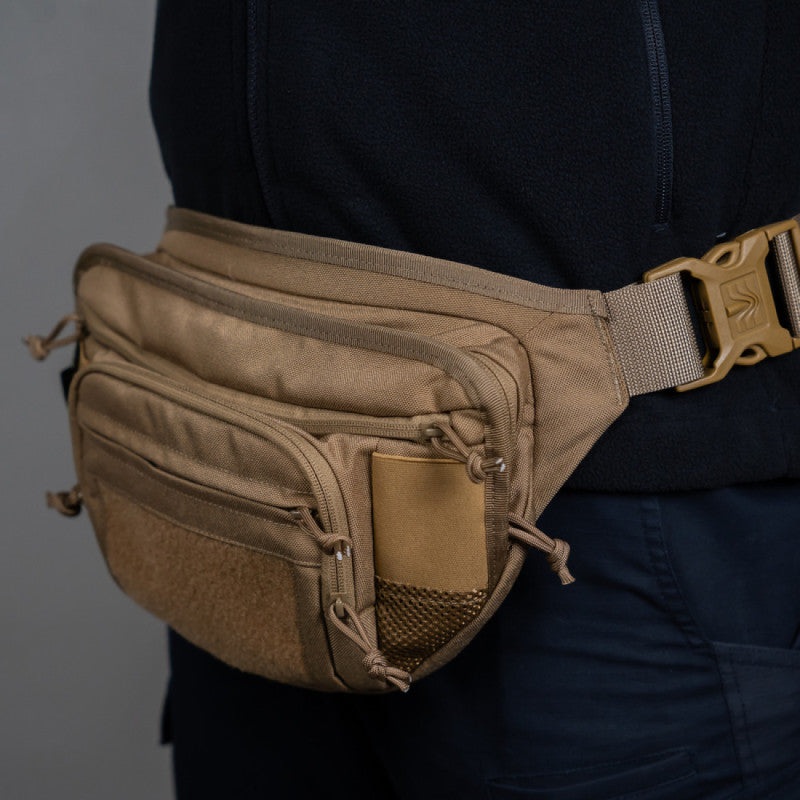 Coyote Waist Bag for Quick Access to Holster "Pazukha" by Balistica