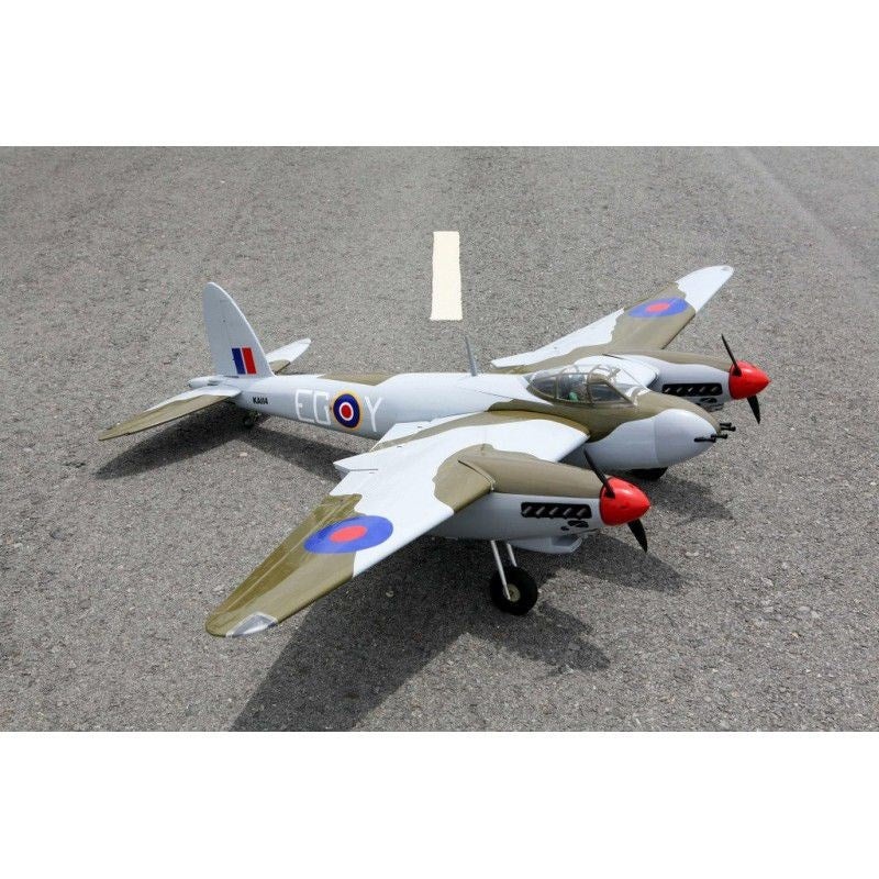 DH Mosquito 80" twin .46-55 glow or 15cc