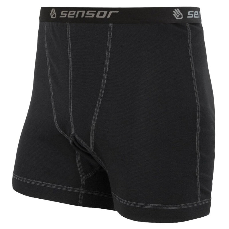 Men's Sensor Double Face Thermal Pants in Black