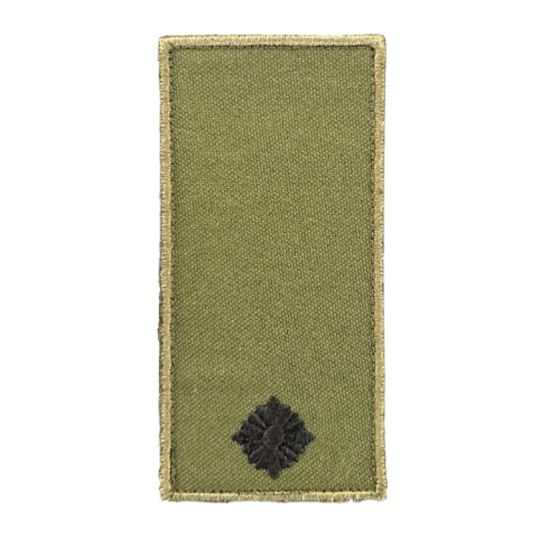 Olive Velcro Chest Insignia for Junior Lieutenant