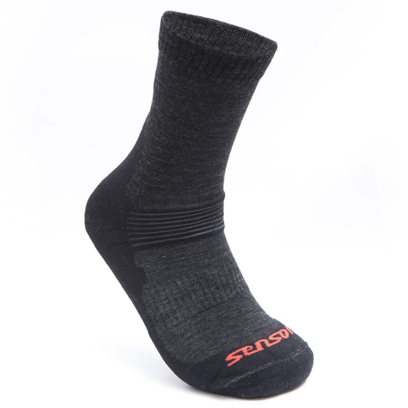 Sensor Expedition Merino Socks in Black and Red