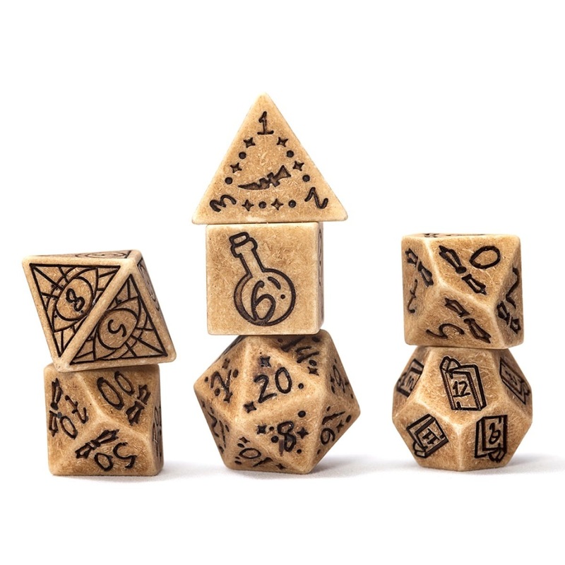 Sirius DZ0023-02 Dice Dice Set - Illusory Stone: Sandstone