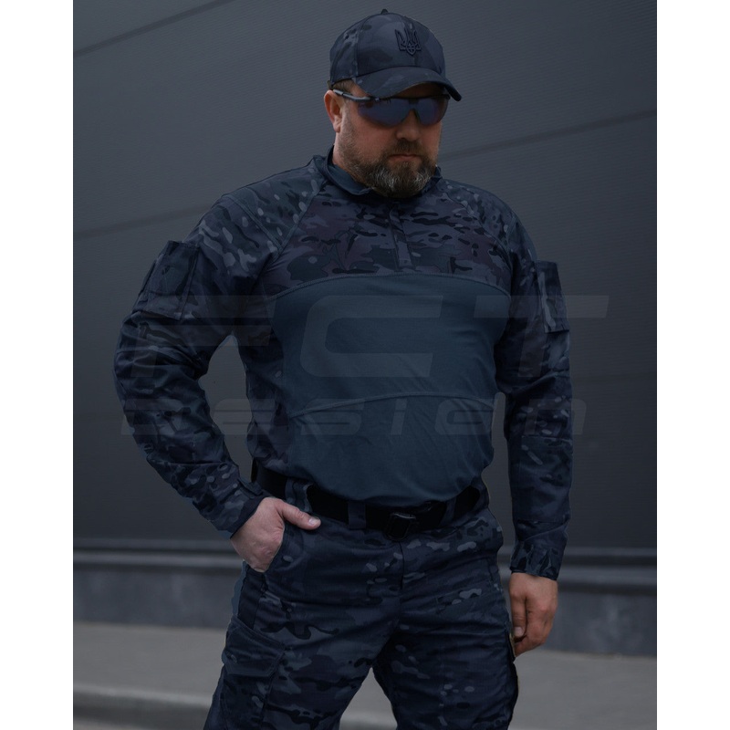 Ubacks Rugged Performance Shirt Striker Blue Multicam