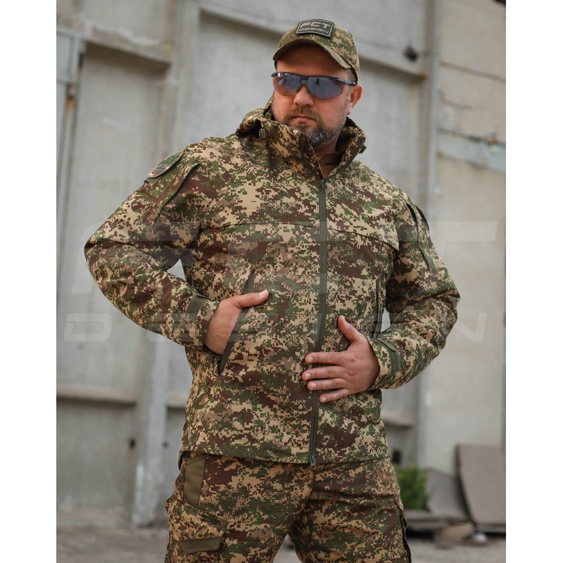 Patrol Windbreaker Jacket with Predator Mesh Pattern