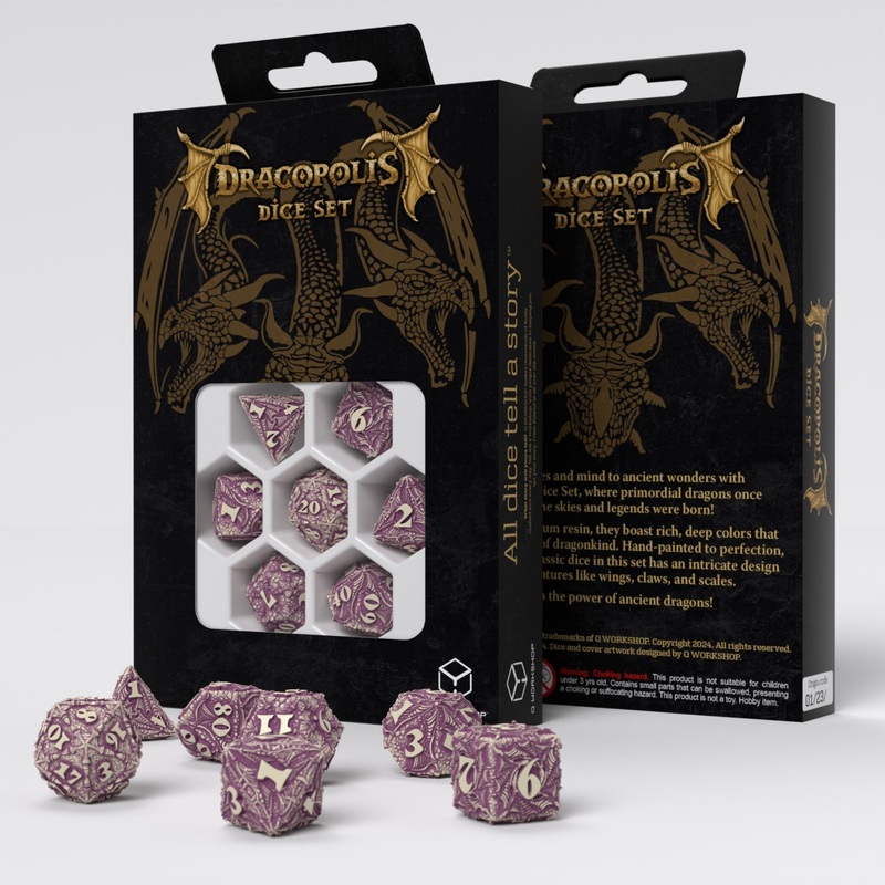 Q Workshop SDCP02 Dracopolis Dice Set The Yucatan Featherwing