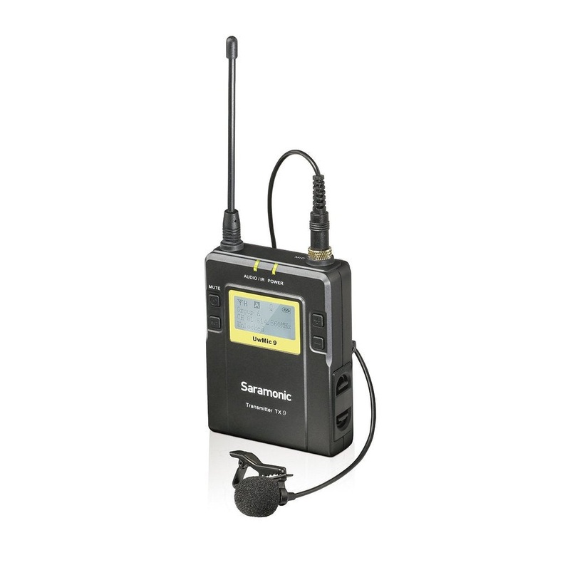 Saramonic 96-Channel Bodypack Transmitter Unit - TX9 (UwMic9 Lavalier Microphone)