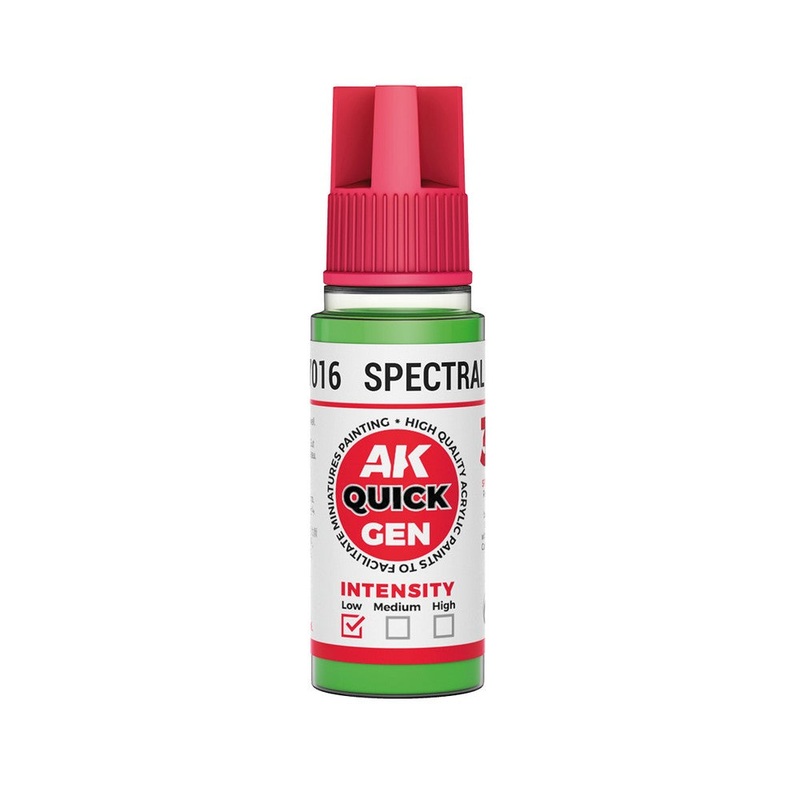 AK Interactive AK17016 Quick Gen Spectral Green 18 ml