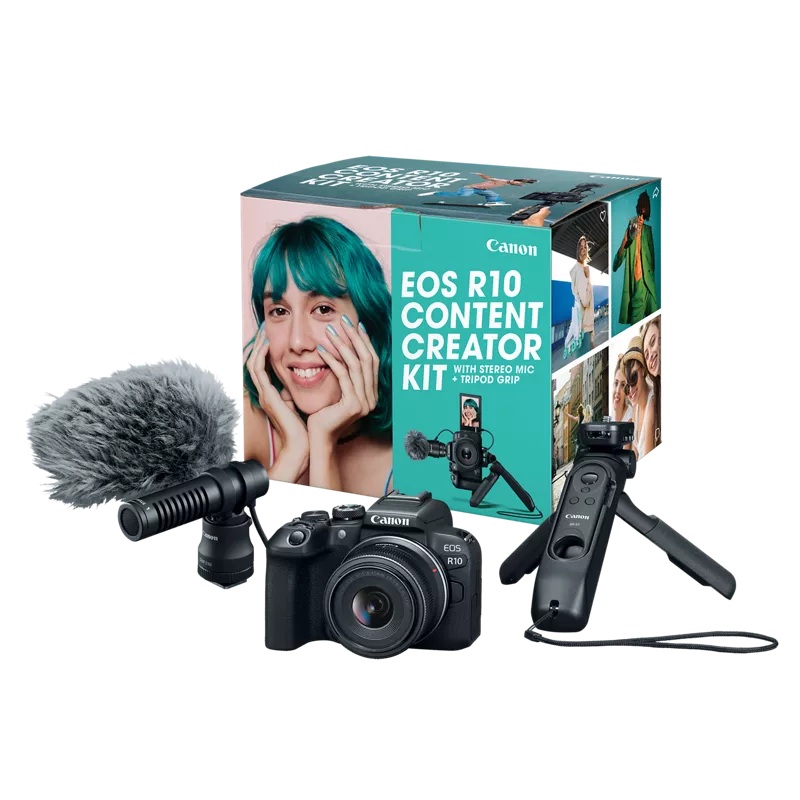Canon EOS R10 Mirrorless Camera Content Creator Kit