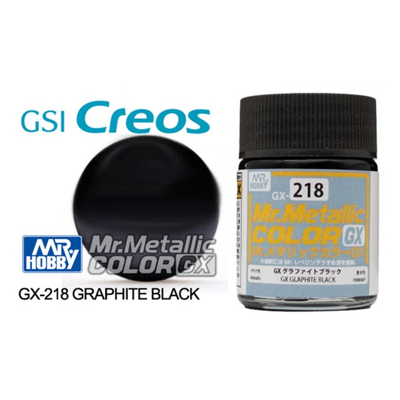 Gunze GX218 Mr Mettallic Color Graphite Black