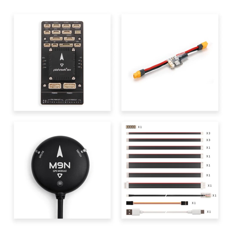 Holybro Pixhawk 6X with PM02 and M9N GPS