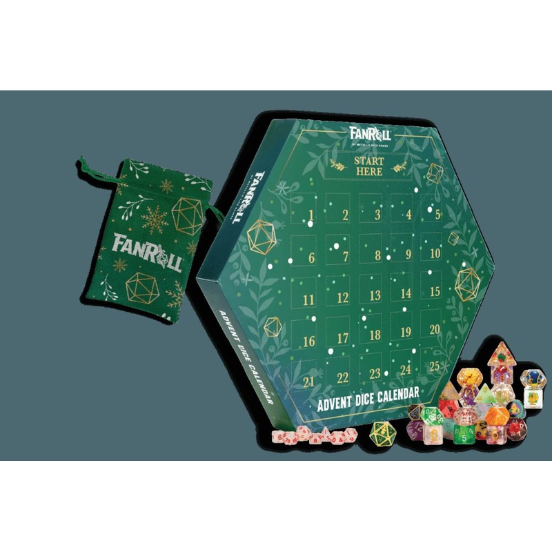 MDG FanRoll MDG1005 Holiday Dice Advent Calendar 2025