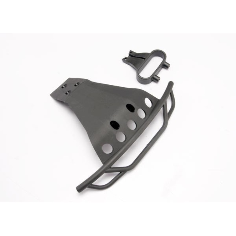 Traxxas 6835 - Bumper, Front/ Bumper Mount, Front (Black)