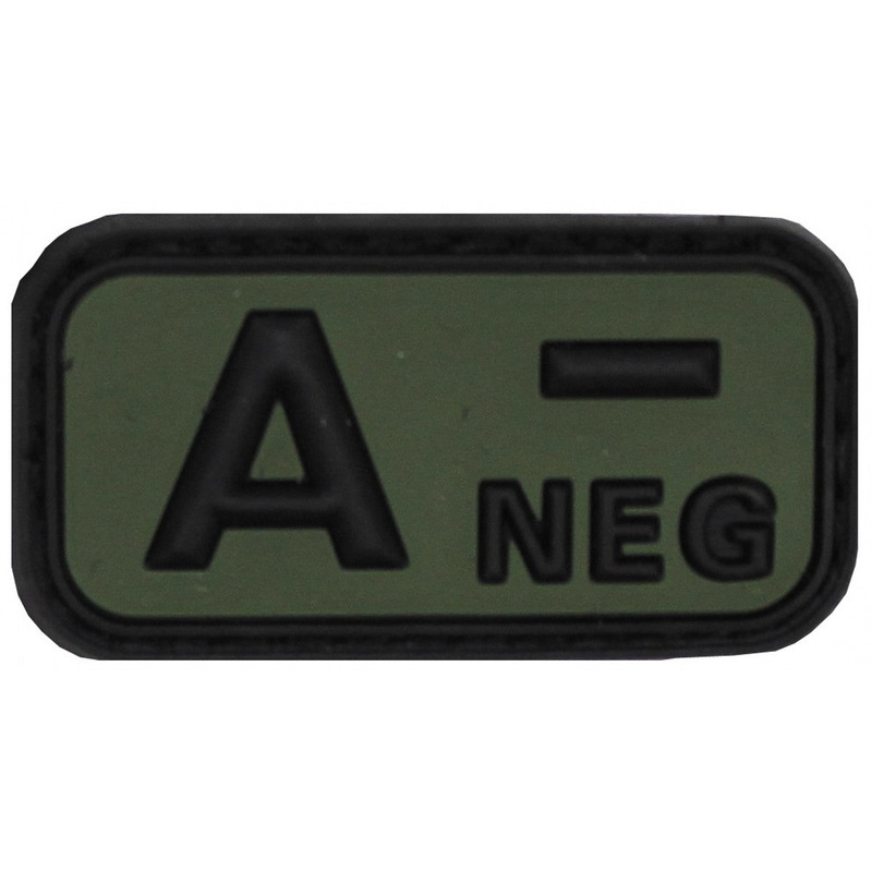 Olive Blood Type A(II) Rh- Patch