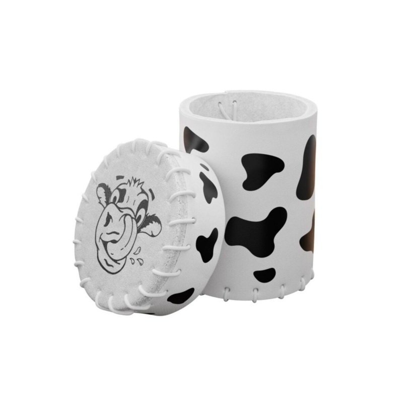 Q Workshop CCOW101 Cow Leather Dice Cup