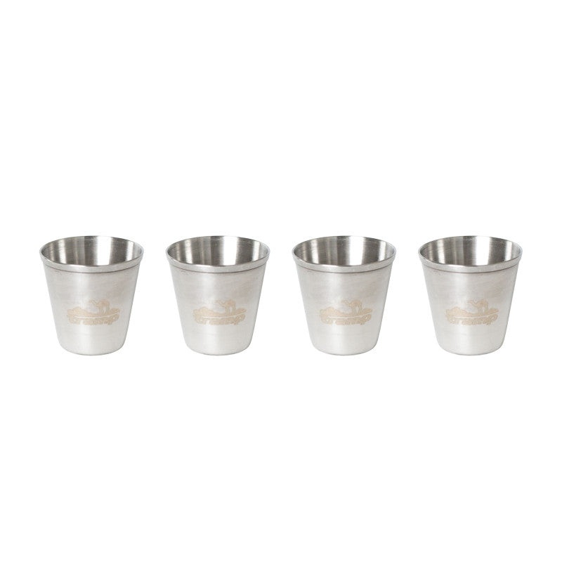 Tramp Set of 4 80ml Stainless Steel Shot Glasses