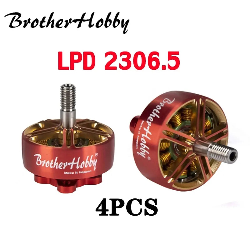 4PCS Brotherhobby LPD 2306.5 2000KV/2450KV/2650KV Brushless Motor For FPV Multicopter for RC Drone 4PCS 2000KV