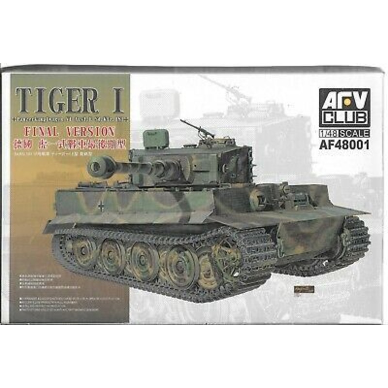 AFV Club 48001 1/48 German Tiger I Final Version