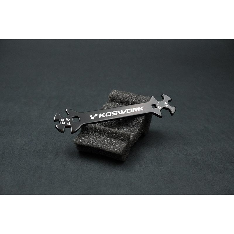 Koswork KOS13231 Turnbuckle Wrench (3.2, 4, 5, 5.5, 7 & 8mm)