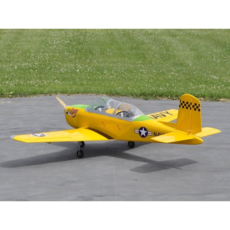 Seagull Models SEA240NYG Yellow - Turbo Mentor 74.8 wingspan 26cc PU ruber wheel (included ER-120 84 Retracts & 100 Nose Retract)