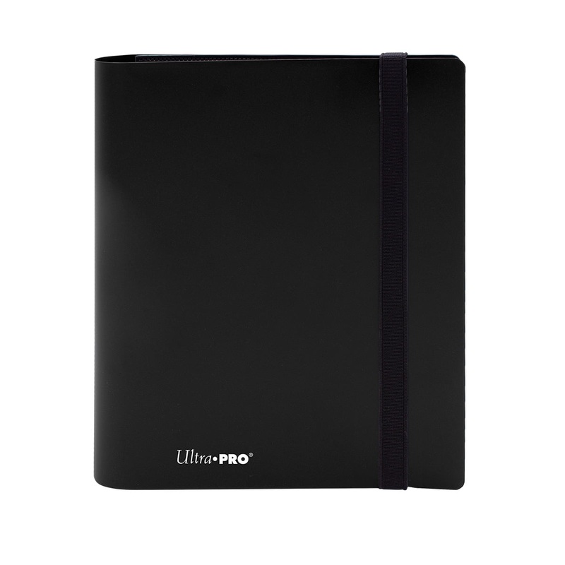 Ultra Pro 15376 PRO-Binder: 4-Pocket Eclipse Jet Black