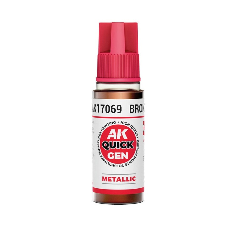 AK Interactive AK17069 Quick Gen Bronze 18 ml