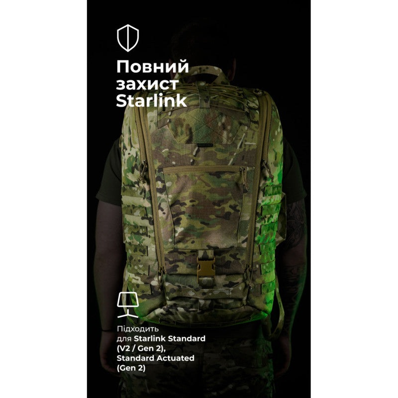Field-Ready Starlink Backpack "Zoryanyk" (Multicam) by Balystika