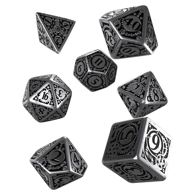 Q Workshop SMST01 Metal Steampunk Dice Set
