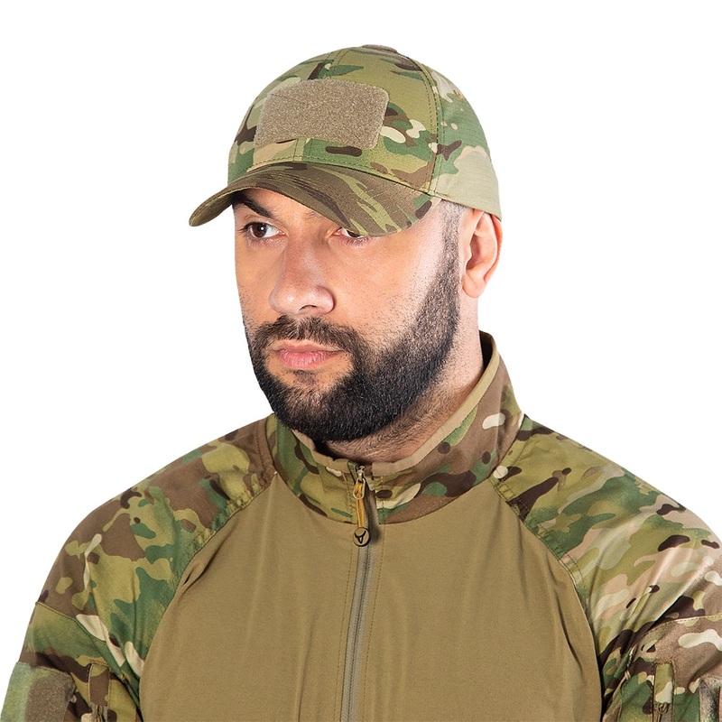 Tactic Twill 50/50 Multicam Baseball Cap - Durable Comfort