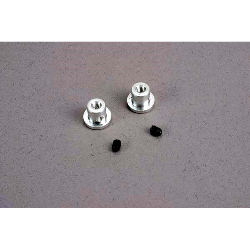 Traxxas 2615 - Wing buttons (2)/ set screws (2)/ spacers (2)/ 3x8mm CS (2)