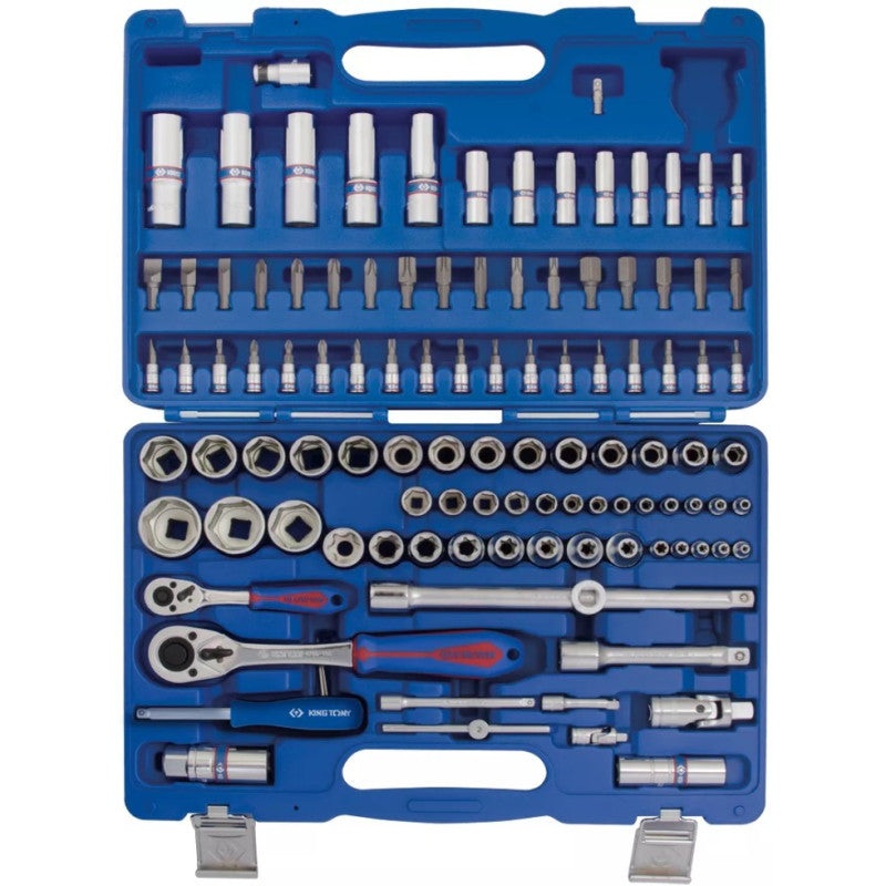 Universal 109-Piece Set 1/4" to 1/2" by KING-TONY