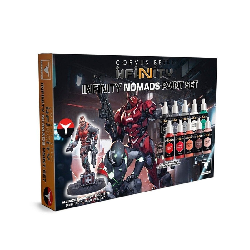 Corvus Belli 281546-1175 Infinity Nomads Infinity Nomads Paint Set Alguacil Paramedic Exclusive