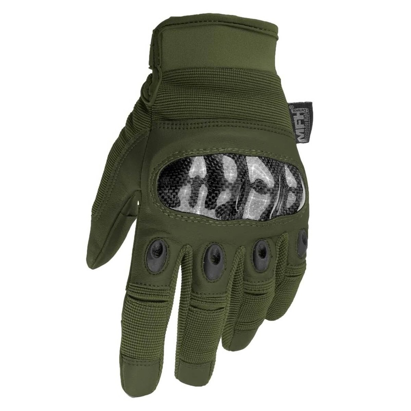 MFH Rugged Mission Gloves - Olive Green