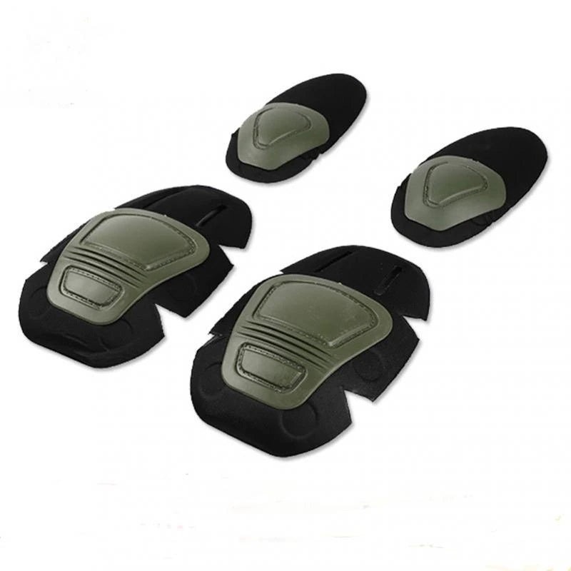 Olive Rugged Knee and Elbow Pad Set