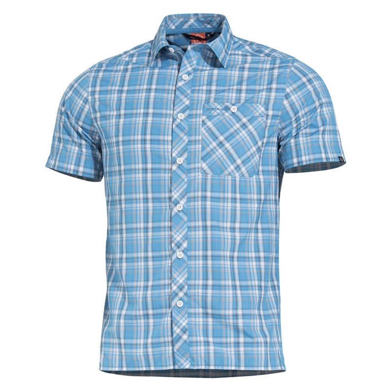 Pentagon Cout Short Sleeve Shirt - Firozi, Blue