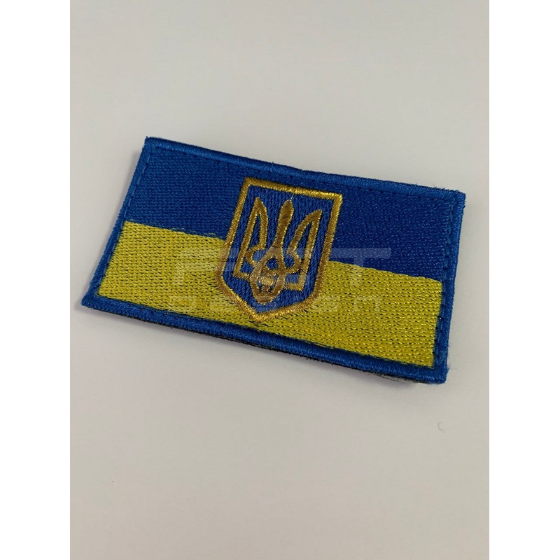 Trident Flag Patch with Velcro for Sleeve Attachment