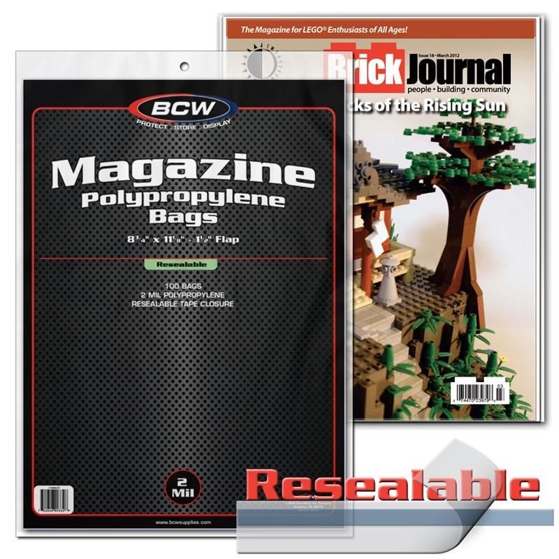 BCW / Monster BCW1-MAG-R BCW Resealable Magazine Bags