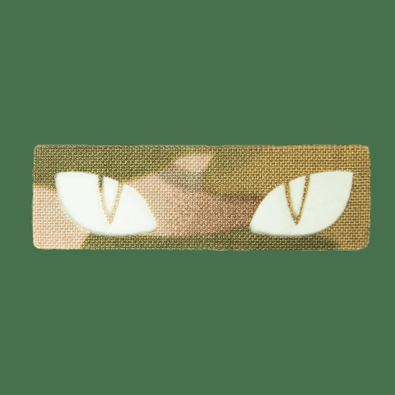 Camotec Cat Eyes Patch 2.5" x 8" Multicam/Glow-in-the-Dark