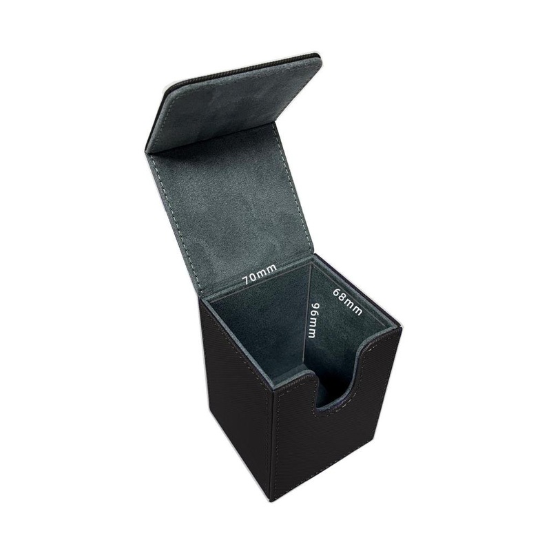 EVORETRO 7235 Leather Deck Box - Black