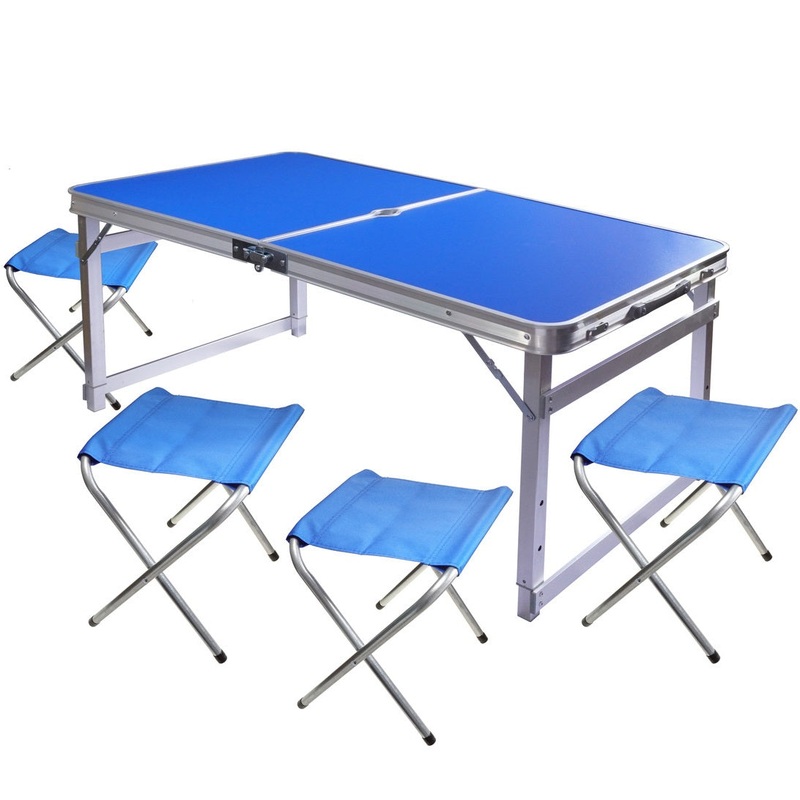 Melmil LF Blue Reinforced Folding Table