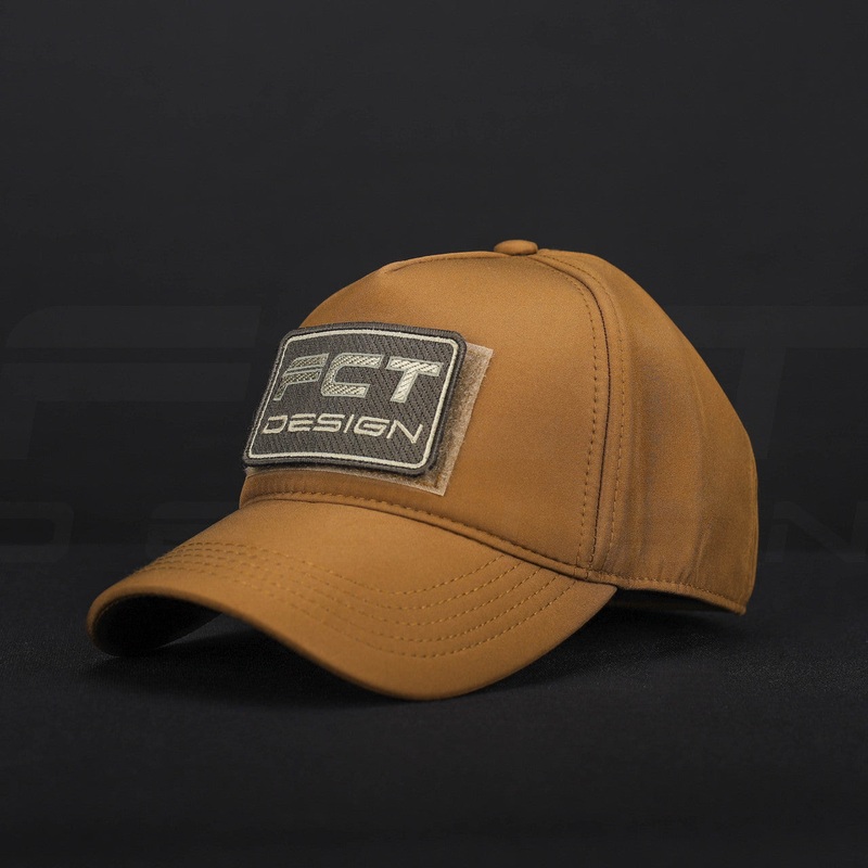 Softshell Professional Baseball Cap for Fall and Spring, Coyote
