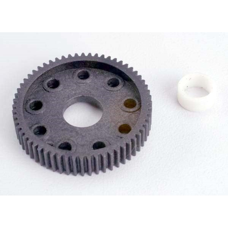 Traxxas 4660 - Differential gear (60-tooth)/PTFE-coated differential bushing