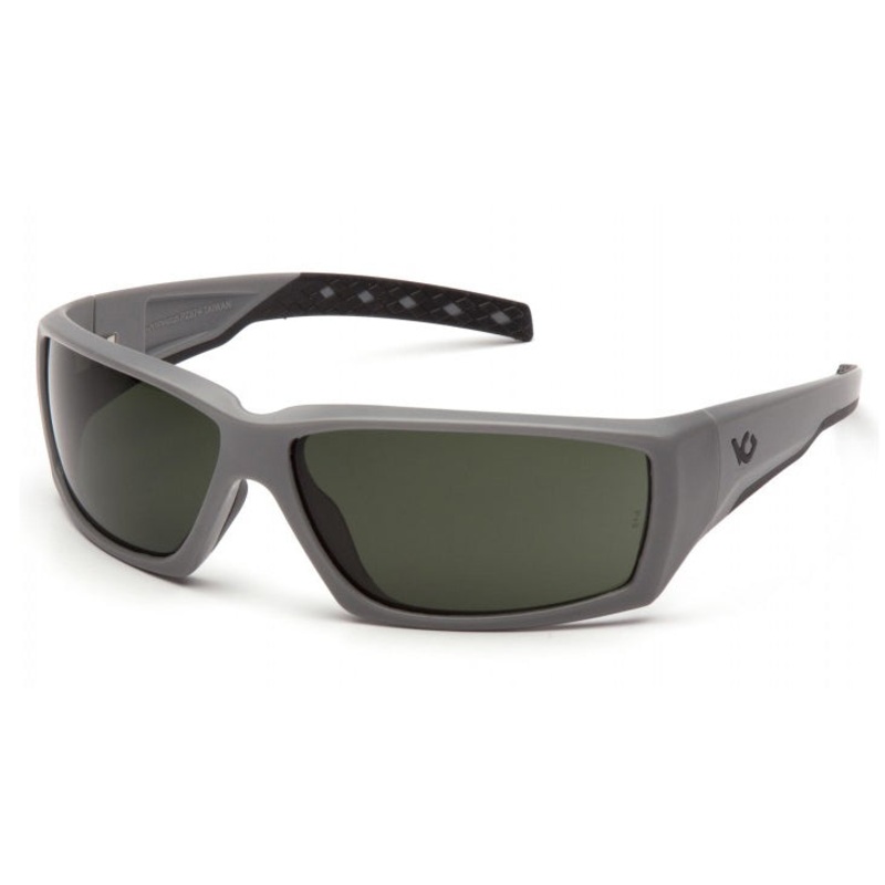 Venture Gear Rugged OverWatch Gray Safety Glasses with Anti-Fog Lens