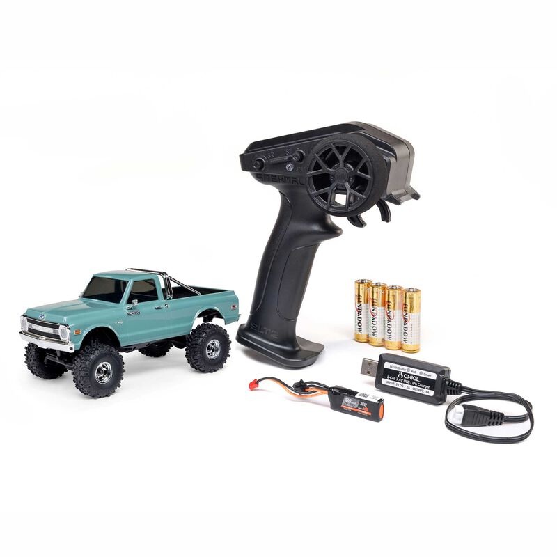 Axial AXIAXI2260T1 1/30 SCX30 Chevrolet K10 4x4 Ready to Run Brushed Rock Crawler